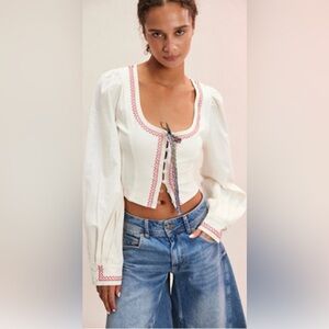 Free People Mada Top NWT XS